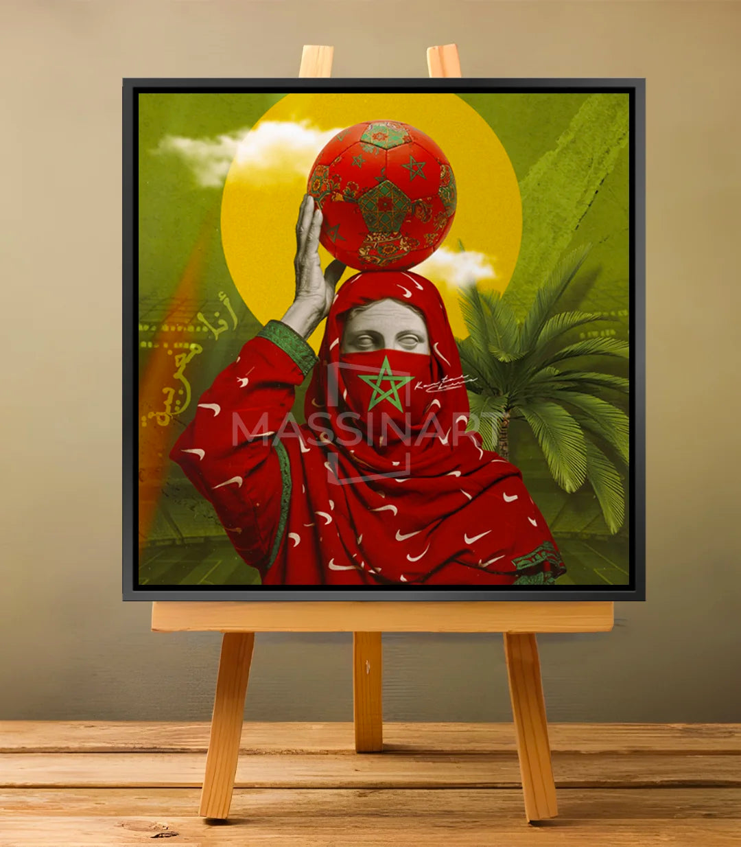 ana maghribi - signé par l'artiste Kawtar BRZ.